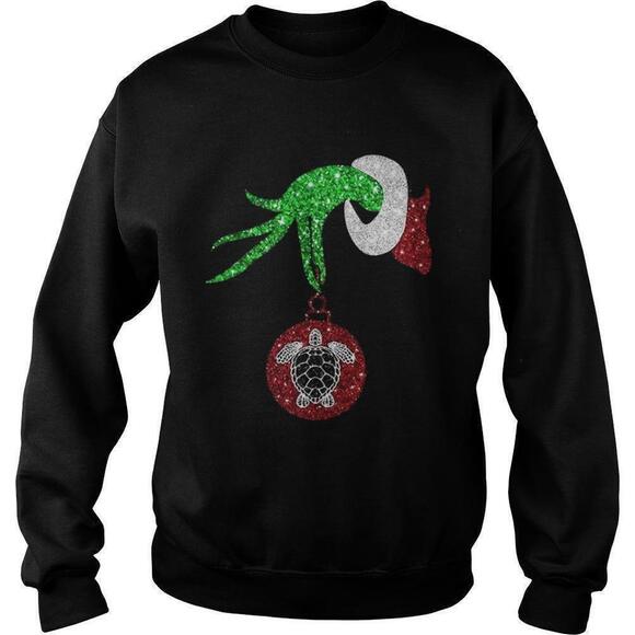 Kaity K Other - Grinch Hand Holding Turtle Ornament Cute Animal Kindness Sweatshirt